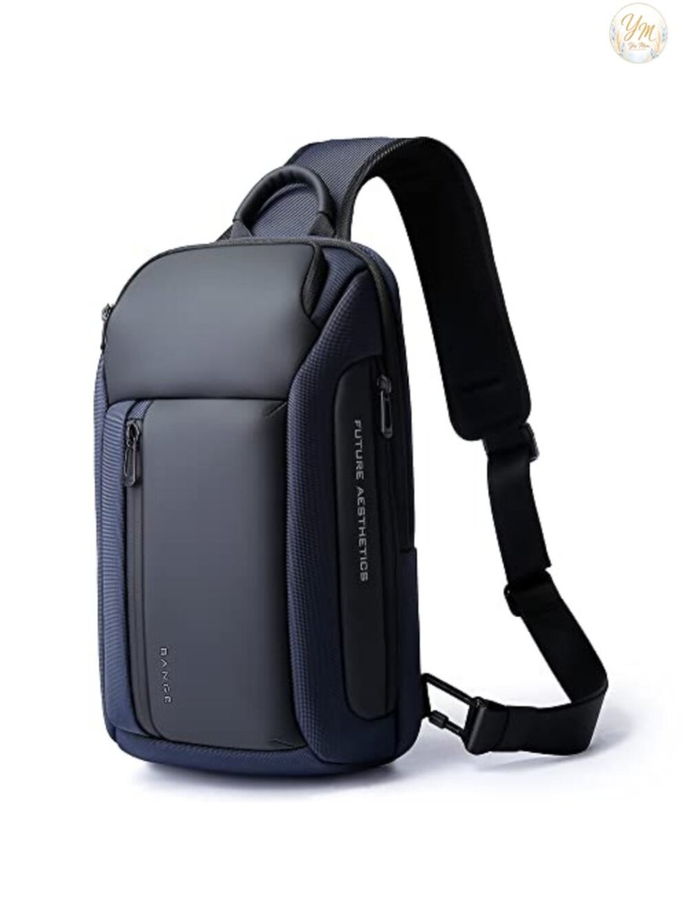Waterproof Crossbody Backpack - Men's Sling Bag with Pockets for Travel Hiking